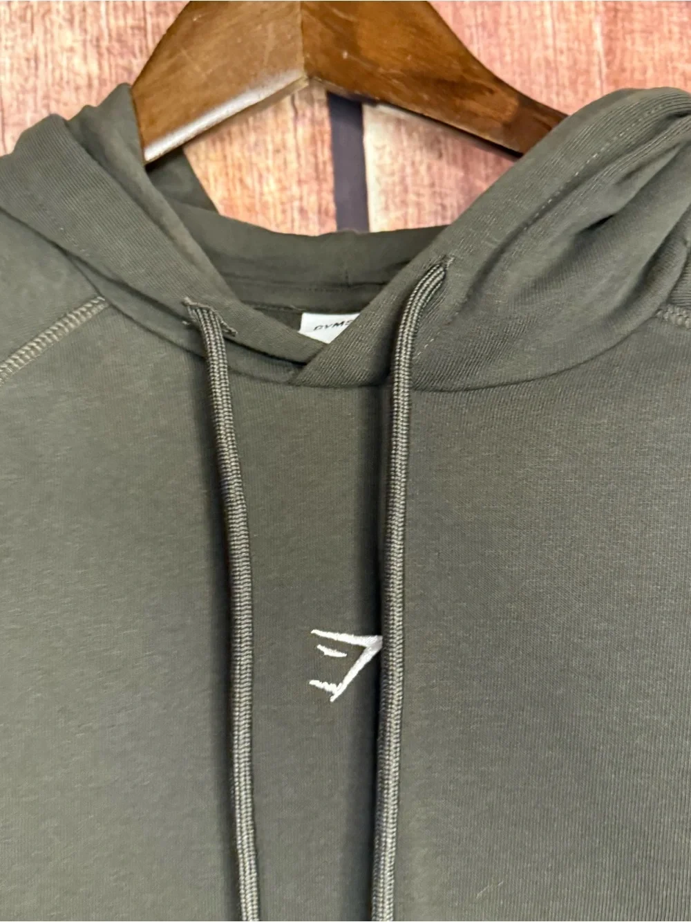 Gymshark Cropped Hoodie with Drawstring